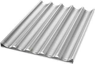 Chicago Metallic 49035 Baguette/French Bread Pan,5 Moulds