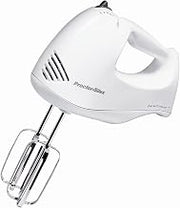 Proctor Silex Plus 62545 Hand Mixer, White