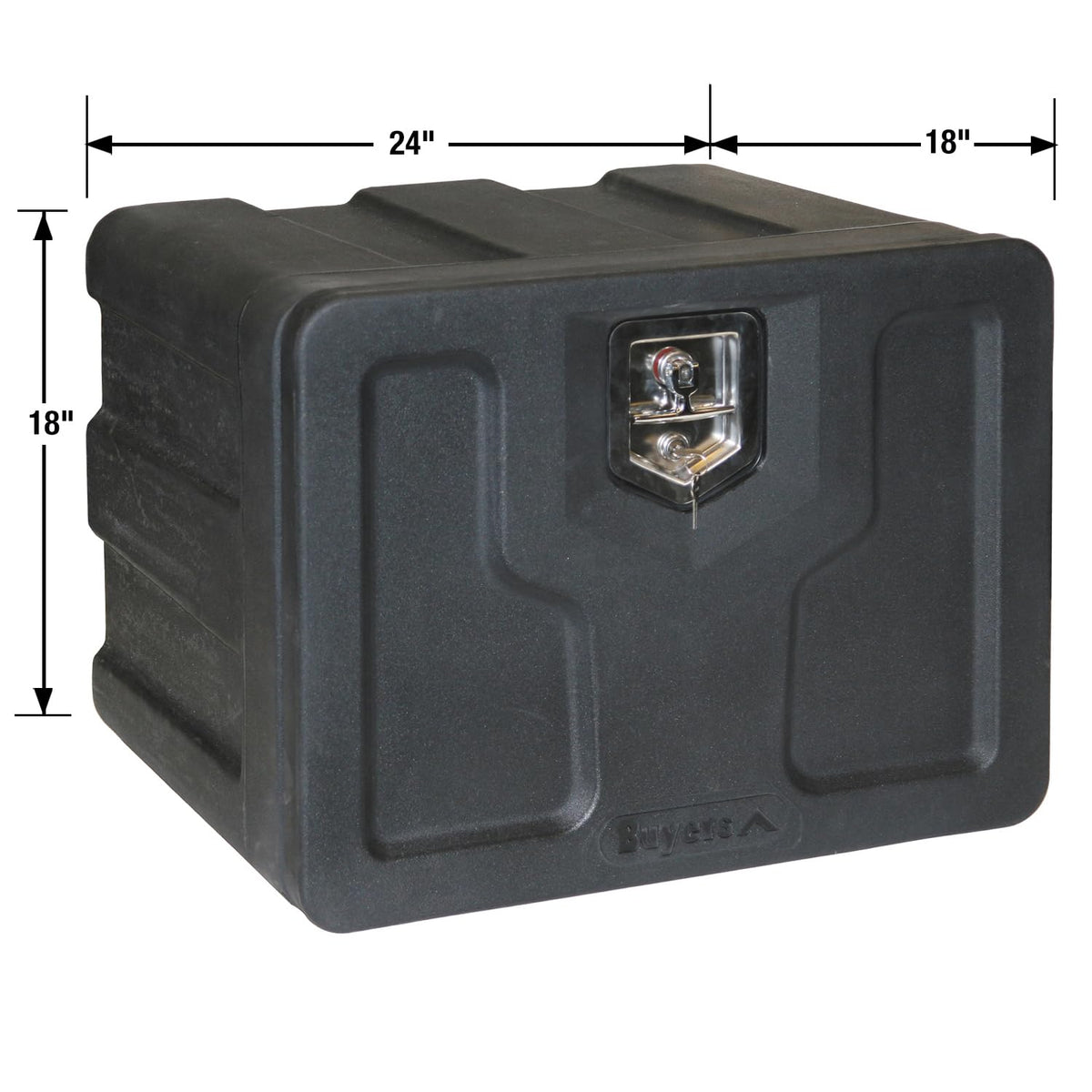 Buyers Products Company 1 / 18x18x24 inches / Black Truck Bed Toolboxes