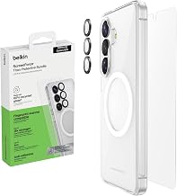 Belkin ScreenForce Titan Protective Bundle for Samsung Galaxy S26 with Scratch Resistant Screen Protector, Shockproof Phone Case and Anti-Reflective Camera Lens Protector - 4M Drop Protection