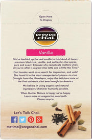 Vanilla Chai Tea Latte - 8 Ounce by Oregon Chai – 8 Ounce (Pack of 1), Model 00077775