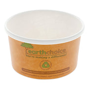 EarthChoice PLA Paper Orange Small Compostable Lined Hot Soup Cup by PACTIV – 8.0 ounces, Paper, Model PHSC8ECDI