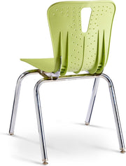 Flow Chair by Jonti-Craft – 18" Height, Polypropylene, Key Lime, Model 8248JC1130
