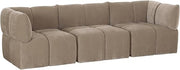 Marisol Modern Taupe Fabric Sectional Sofa