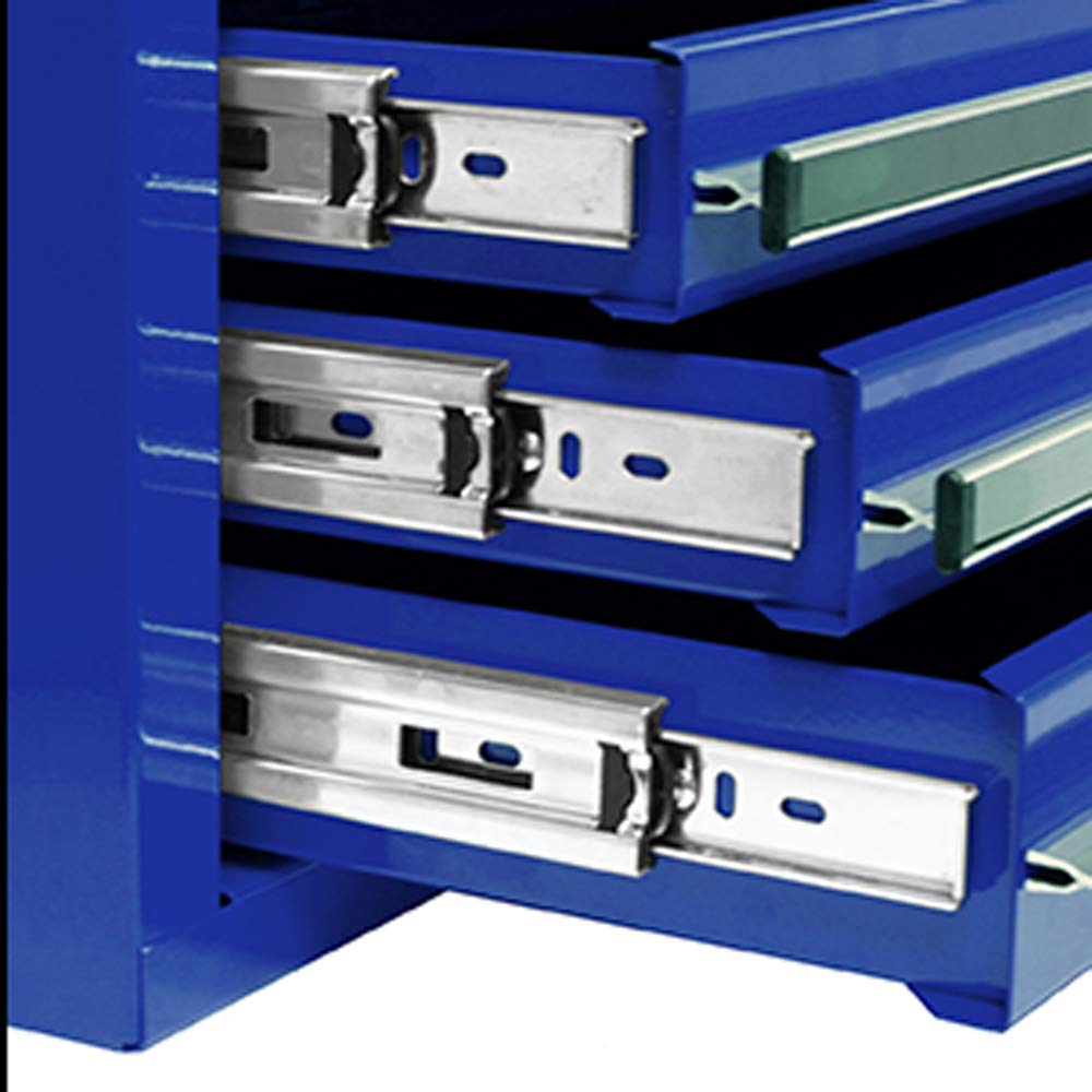 PRO II Series 54” 10-Drawer Roller Cabinet by Homak – 54 Inch - 10-Drawer Roller Cabinet, Alloy Steel, Blue