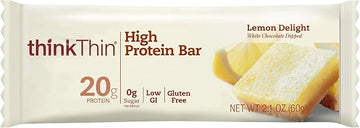 Think Thin Lemon Delight Bar, 2.1 Ounce - 120 per case.