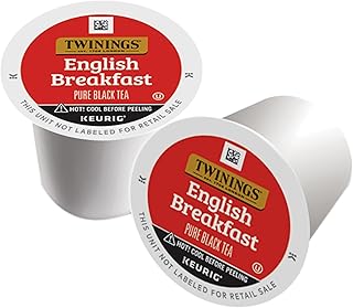 Twinings English Breakfast Black Tea K-Cups for Keurig, 56 CT Box (1 Pack)