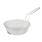 Thunder Group Culinary Basket 10" Dia. X 3" Deep Fine Mesh by Excellant – Nickel-plated, Silver, Model SLCB010F