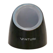 Electric Rechargeable Wine Opener with Base and Foil Cutter by Vinturi – Rechargeable, Plastic, Silver, Model V9046