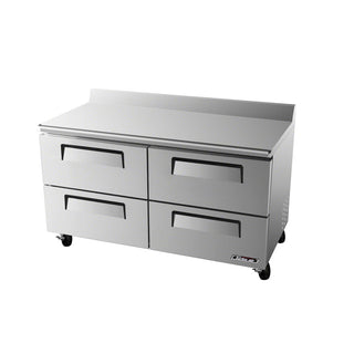 () - 61" Worktop Refrigerator - Super Deluxe Series by Turbo Air – 16.0 cubic_feet, Model TWR-60SD-D4