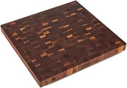 John Boos WALBBIT7-2425 End Grain Butcher Block Island Top, 24 x 25 x 7, Walnut Wood