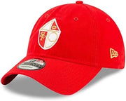 New Era NFL Core Classic 9TWENTY Historic Throwback Adjustable Hat Cap One Size Fits All (San Francisco 49ers Red)