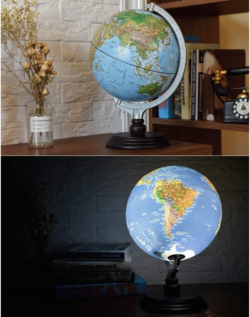 World Map Globe(A) by xdgFHsy – One Size, Resin, A, Model xdgFHsy