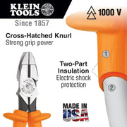 Premium Insulated Tool Kit by KLEIN TOOLS – One Size, Nylon, Black, Model 33529