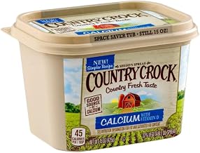 Country Crock Calcium Plus Vitamin D Vegetable Oil Spread, 15 Ounce -- 12 per case.