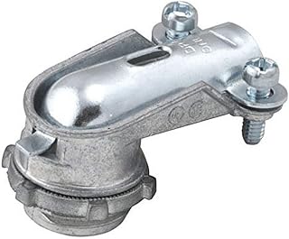 RACO 2692 Squeeze Connector, Die Cast Zinc, Flexible Metal Conduit, 90 Degree, 1/2" (Pack of 25)
