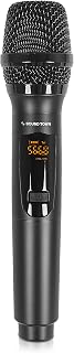 Wireless Metal Handheld Microphone with 8 Channels, Built-in Pop Filter, Replacement for SWM15-MAX & SWM16-MAX Wireless Microphone Mixer Systems, Channel A (SWM-MAX-AMIC)