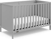Graco Theo 3-in-1 Convertible Baby Crib, Pebble Gray
