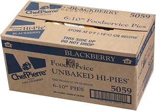 Sara Lee Chef Pierre Unbaked BlackBerry Hi Pie, 10 inch - 6 per case.