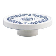 Talavera Serveware (Multiway Server - Chip & Dip/Cake Stand) by 10 Strawberry Street – Multiway Server - Chip & Dip/Cake Stand, Ceramic, Talavera Blue, Model TAL-SERVE