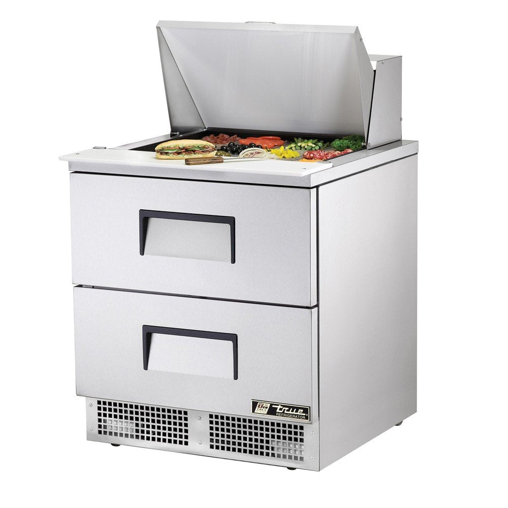 Food Prep Tables by TRUE – Stainless Steel,Polyethylene, Model TFP-32-12M-D2