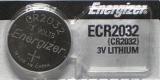 Energizer CR2032 Lithium Coin Cell Batteries (2 Batteries)
