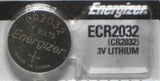 Lithium Coin Cell Batteries (2 Batteries) by Energizer – 2 Count (Pack of 1), Pack of 2, Model CR2032
