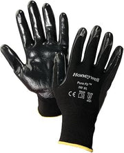 Honeywell 13 Cut, Lightweight Black Nylon Shell with Black Nitrile Palm Coating 380-L