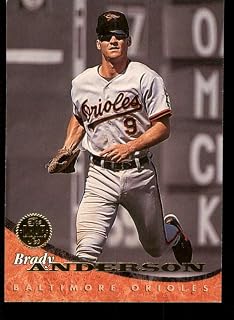 Baseball MLB 1994 Leaf #66 Brady Anderson #66 NM Orioles