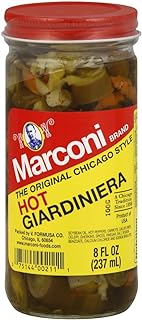 Marconi Hot Giardiniera, 8 Ounce