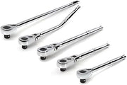 TEKTON 1/2 Inch Drive Quick-Release Ratchet Set (5-Piece) | SRH99115
