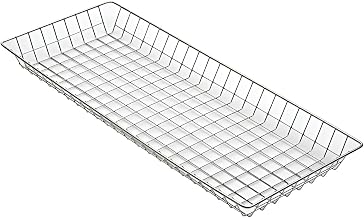 Winco 26" x 10" Clear Wire Bagel/Pastry Basket