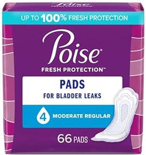 Poise Pad, Moderate Absorbency, Regular, 66ct - 4 Pack