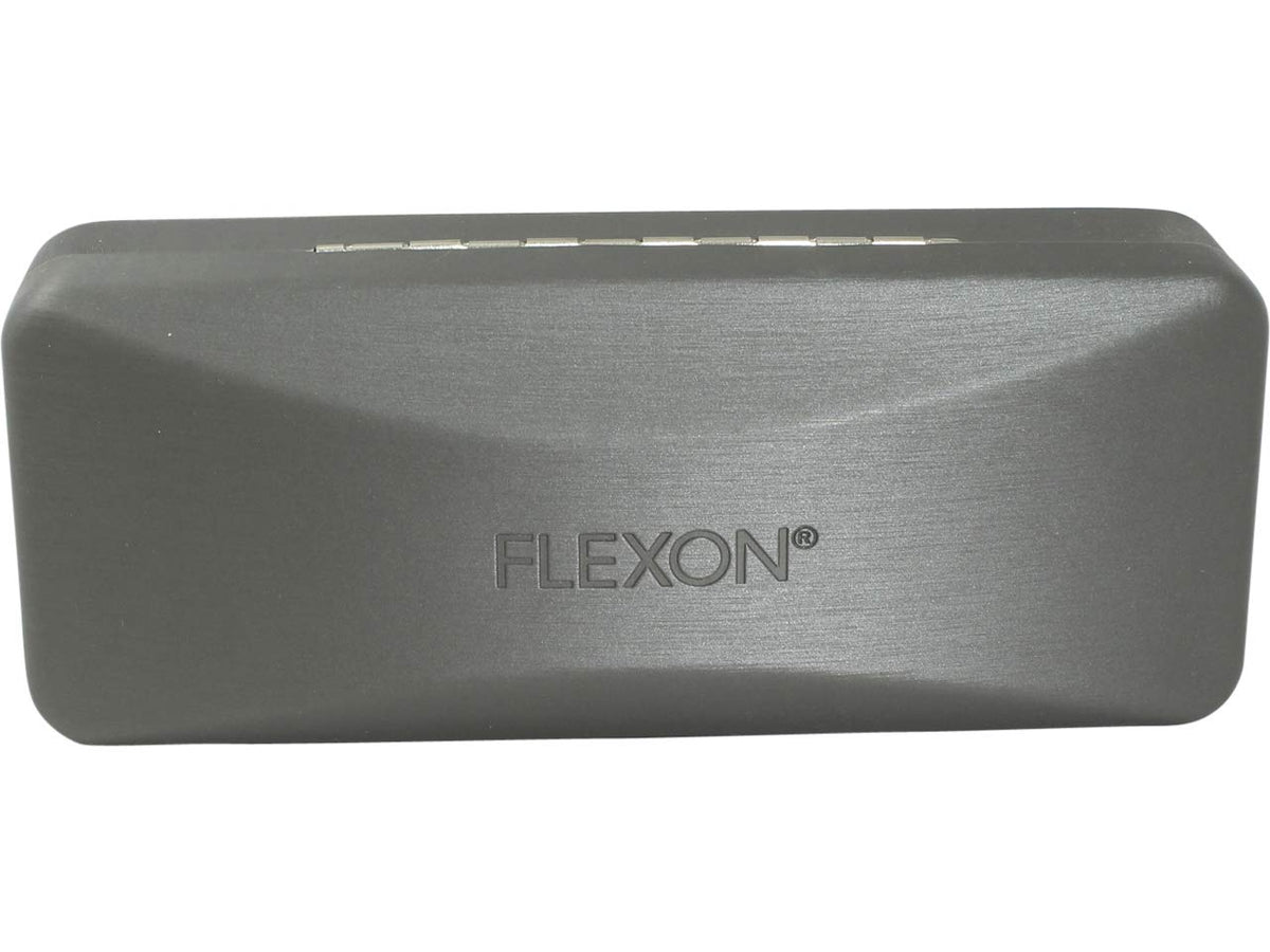 Eyeglasses B 2020 001 Black by Flexon – Lens-55 Bridge-20 Temple-145, Plastic, Black/Silver - 001, Model B2020