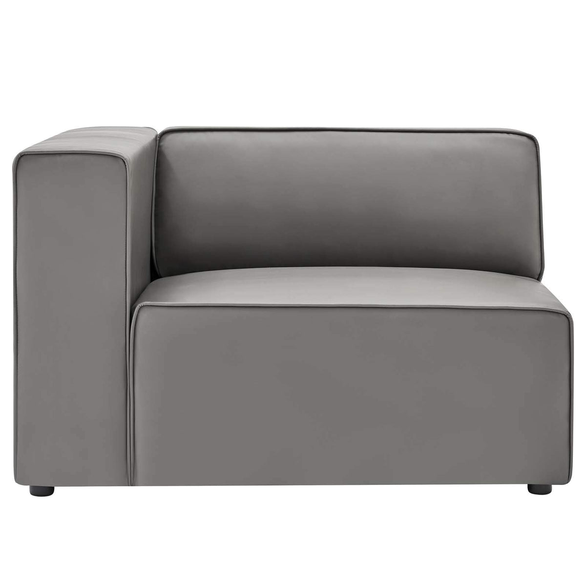 Modway Grey / Left-Arm Chair / 1 Sofas & Couches