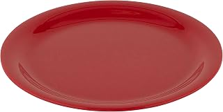 G.E.T. NP-9-RSP-EC 9" Narrow Rim Plate, Red Sensation (Pack of 4)