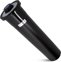 San Jamar Ez-Fit Surface Mount Cup Dispenser Fits 8-46 Oz Cups with Interchangeable Gaskets for Restaurants, Dining Halls, and Fast Food, Plastic, 23.25 Inches, Black
