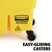 Rubbermaid Commercial Products Yellow / 35 Qt / Mop Bucket&Wringer Buckets