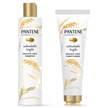 Nutrient Blends Unbreakable Lengths Shampoo and Conditioner Set by Pantene – Commercial Grade