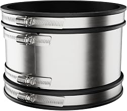Fernco 1002-64RC Shielded PVC Pipe Coupling for Clay to Cast Iron, Plastic or Steel Plumbing Connections