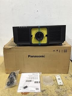 Panasonic PT-MZ680BU7 LCD Projector - Black - Front - WUXGA - 6000 lm
