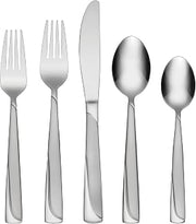 Oneida Madeline 51 Piece Everyday Flatware Set with Caddy, Service for 8, 18/0 Stainless Steel, Silverware Set