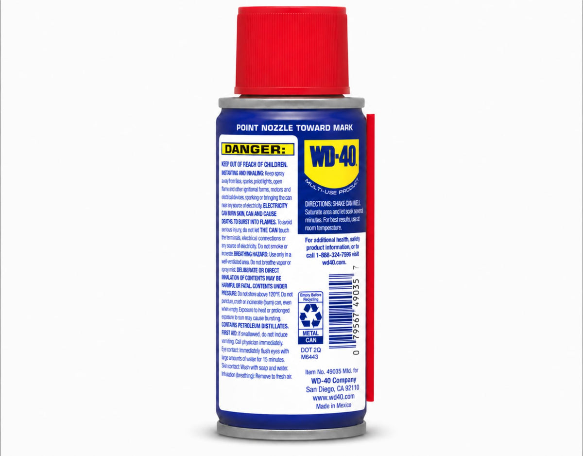 Multi Use Lubricant On the Go Handy Can with Straw by WD-40 – 2.75 Ounce, Pack of 3, Model 490358
