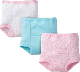 Gerber Little Girls' 3-Pack Training Pant - Hearts