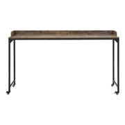 Sumter Adjustable Height Over-The-Bed Desk with Castors in Rustic Brown by Lexicon – Engineered Wood, Brown, Model 5963BR-22