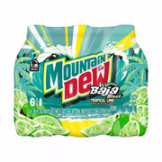 Baja Blast 16oz 6pk by Mountain Dew – Pack of (6) 16oz Bottles, Pack of 6