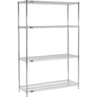 Chrome Wire Shelving by Nexel – Alloy Steel, Chrome, Model 18547C