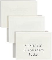 SMEAD Self-Adhesive Poly Pocket, Business Card Document Size, Clear Pockets, Storage Labels, 100 per Box, 4-1/16" x 3" (68123)