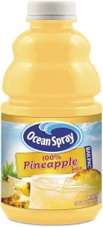 Ocean Spray 25924 100% Juice Pineapple 32 oz Bottle 12/Carton