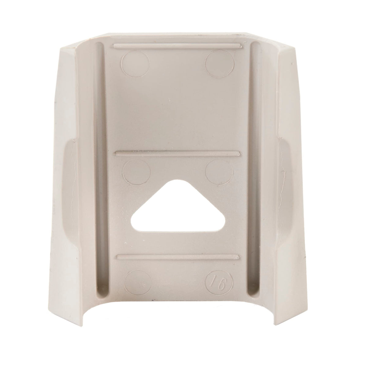 MetroMax i Industrial Plastic Shelving Wedges – 3 inches x 3.5 inches x 2 inches, Plastic, Taupe, Pack of 4, Model MX9985